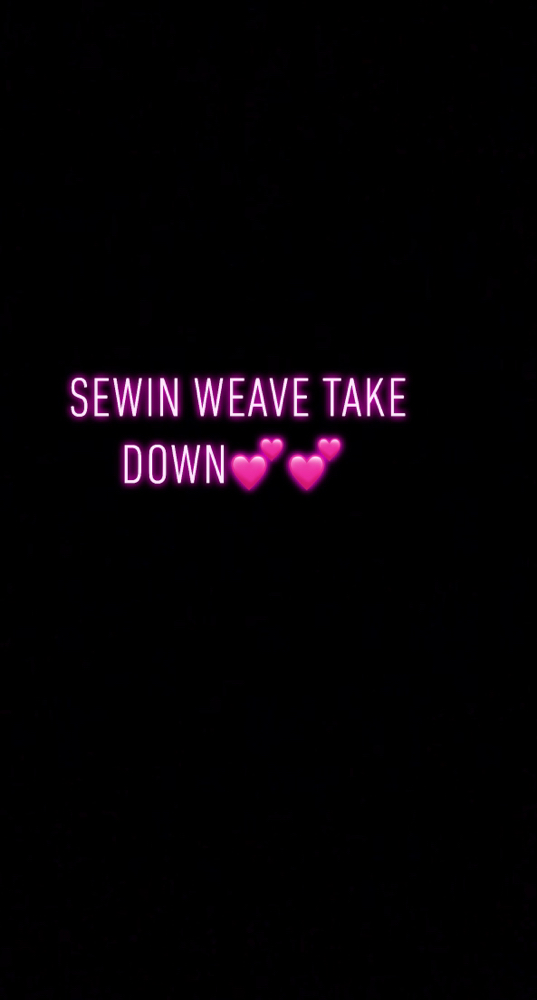 (ADD-ON) SEWIN WEAVE TAKE DOWN💕