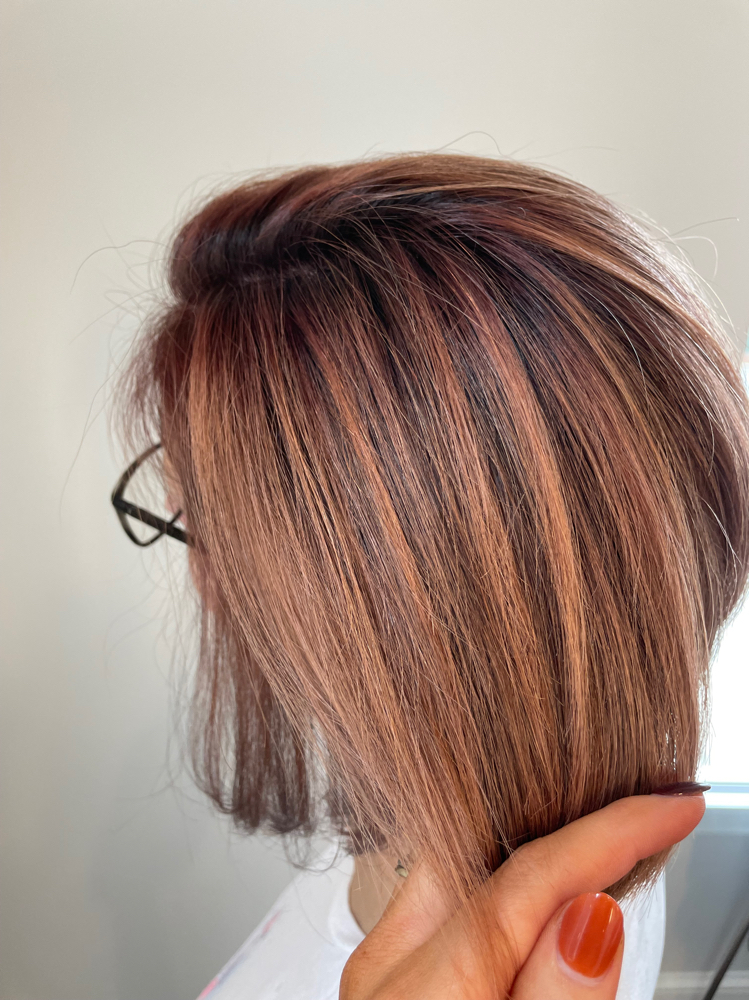 Color Retouch (gray coverage) + Cut at Salt & Honey Beauty Co. Lebanon, TN in Lebanon, TN