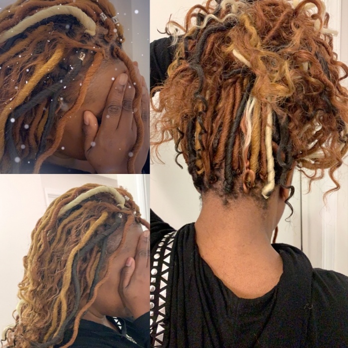 CROCHETS LOCS SINGLE UPFRONT at Favourite Hair Braiding in Cantonsville, MD