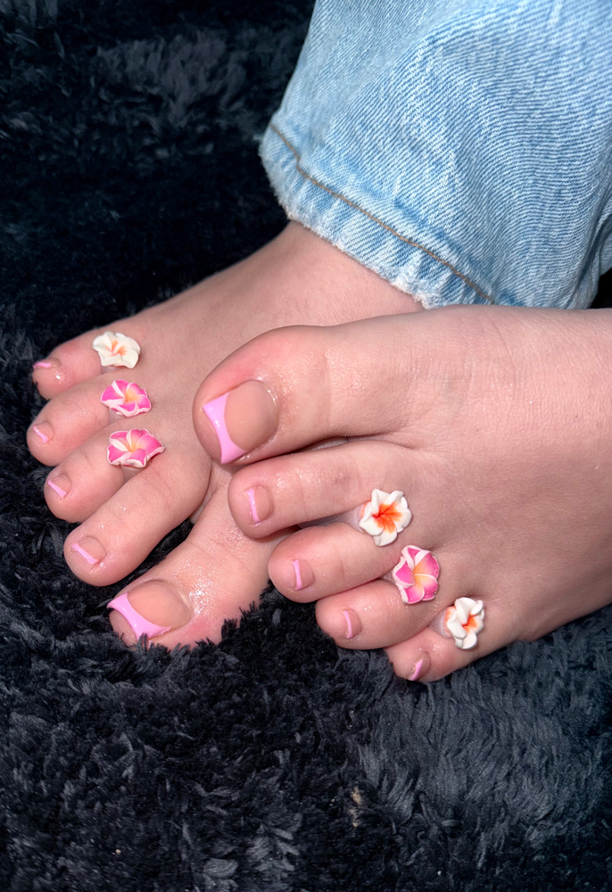 Acrylic Pedicure Toes Only