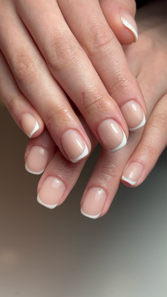 Short Natural Nails French