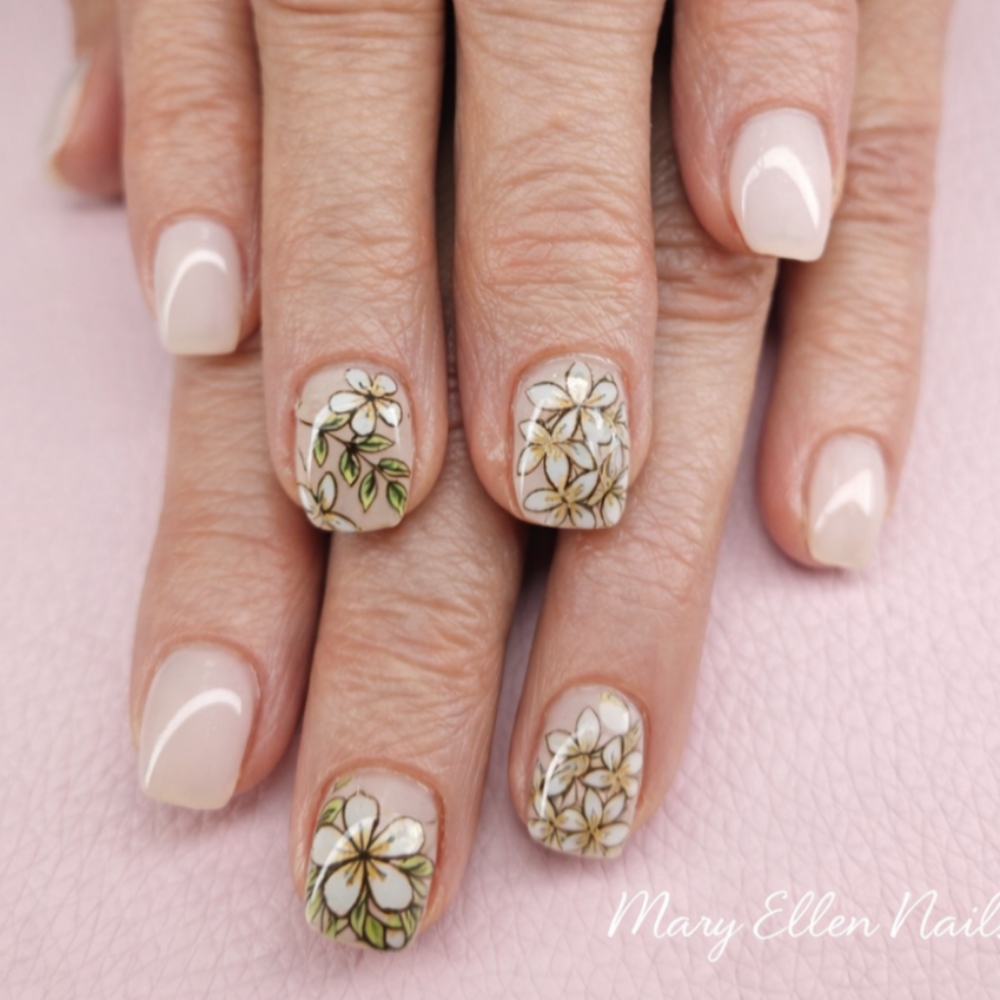 Acrylic Overlay at Mary Ellen Nail Boutique in Canton, MI