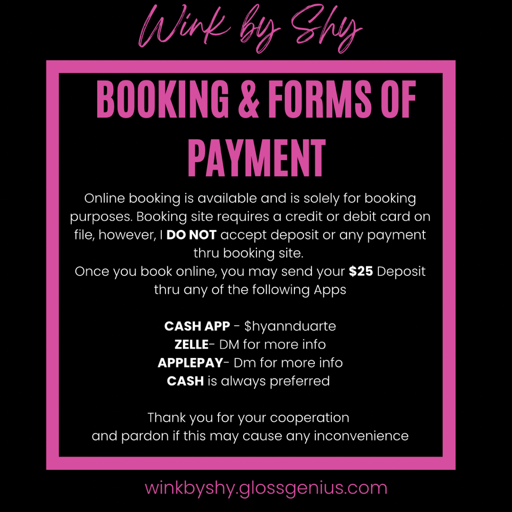 Please read before booking