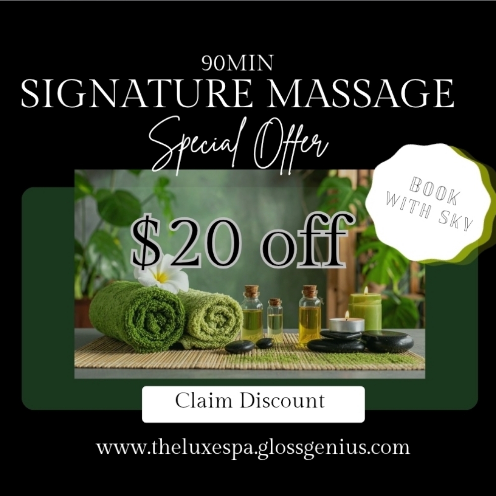 90min Special at Luxe Spa in Claremore, OK