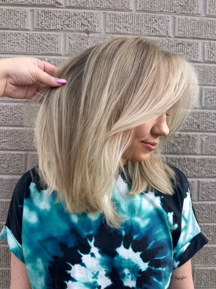 Partial Highlight with Blowout