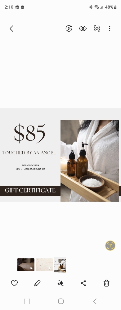 Gift Card $85