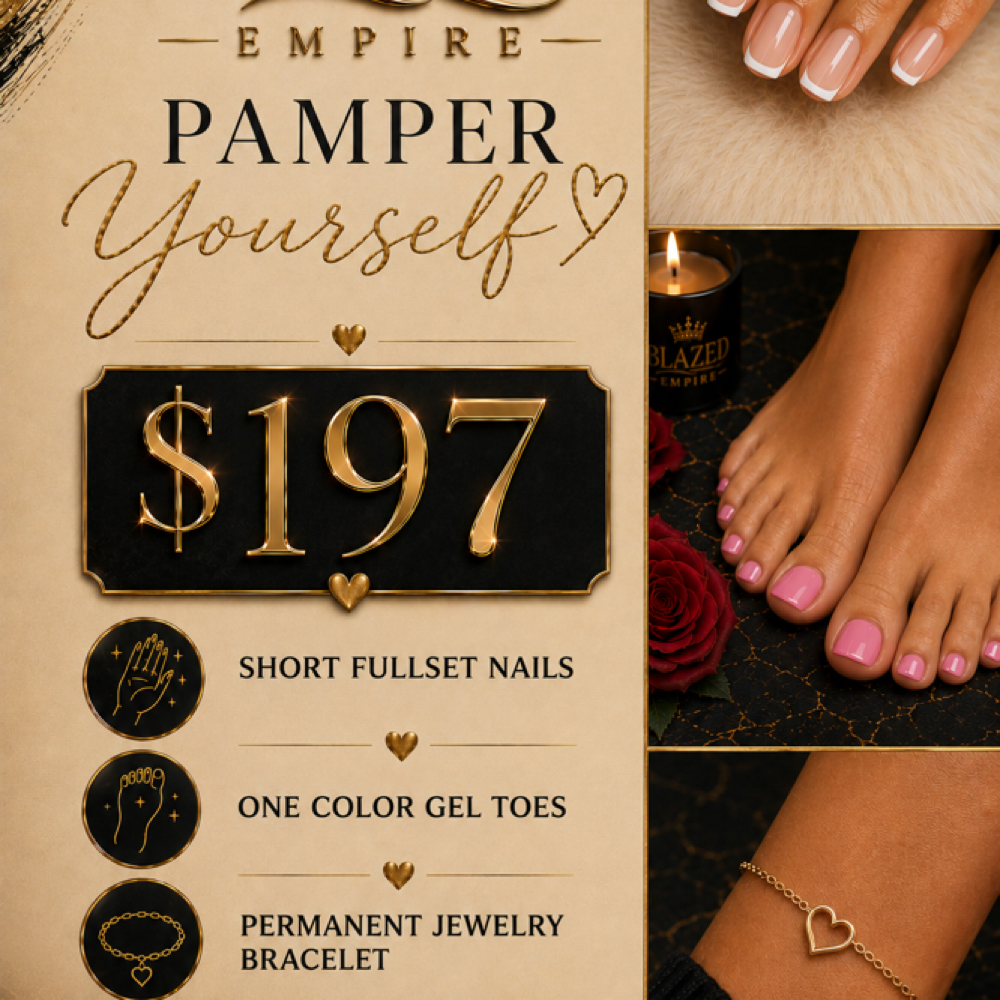 Pretty Pamper Me Package at Blazed Empire in Tampa, FL