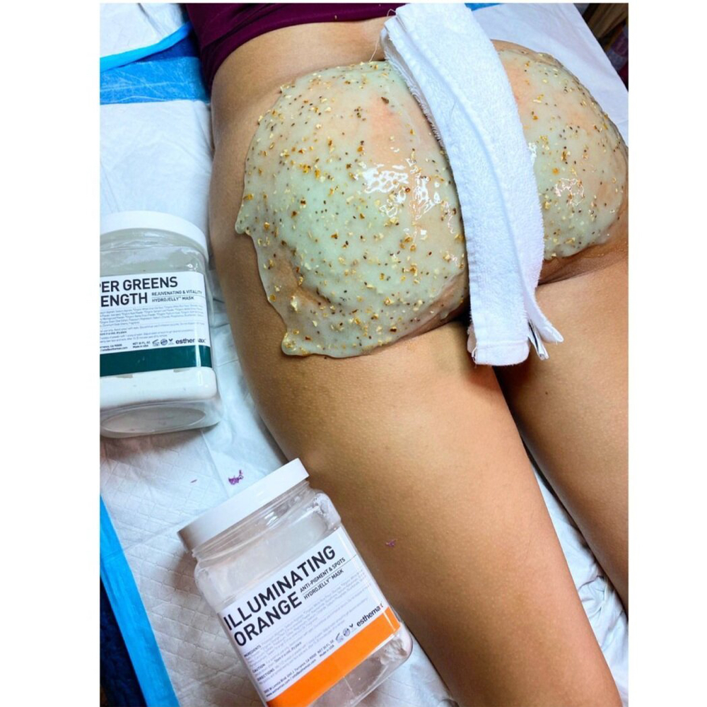 Booty Hydrojelly Mask Application