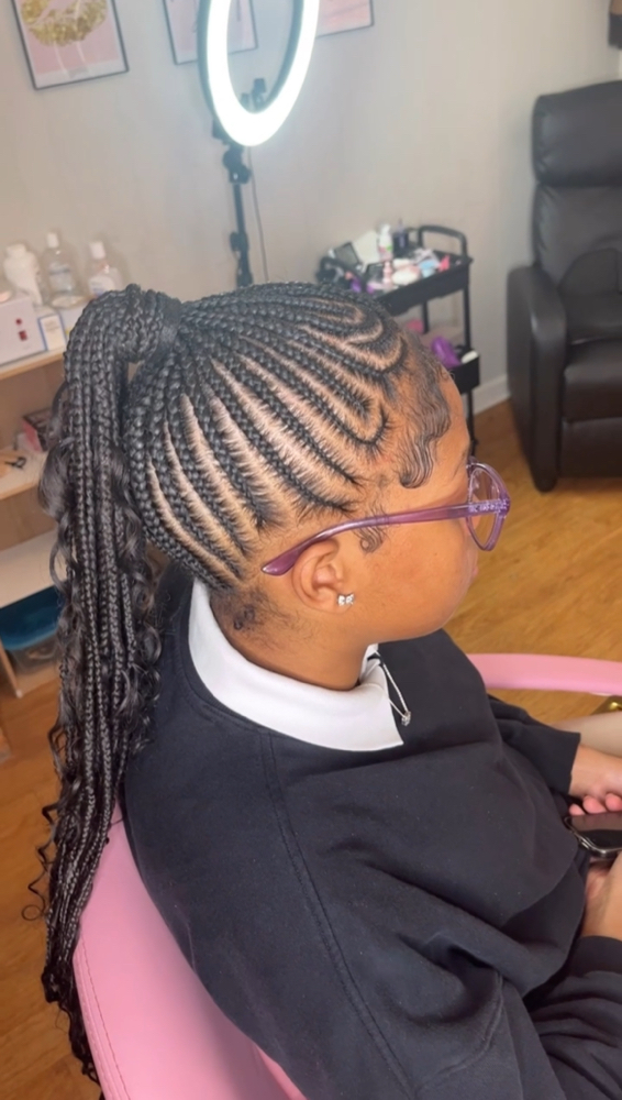 Ponytails at Luvbeautybypink in Lithonia, GA
