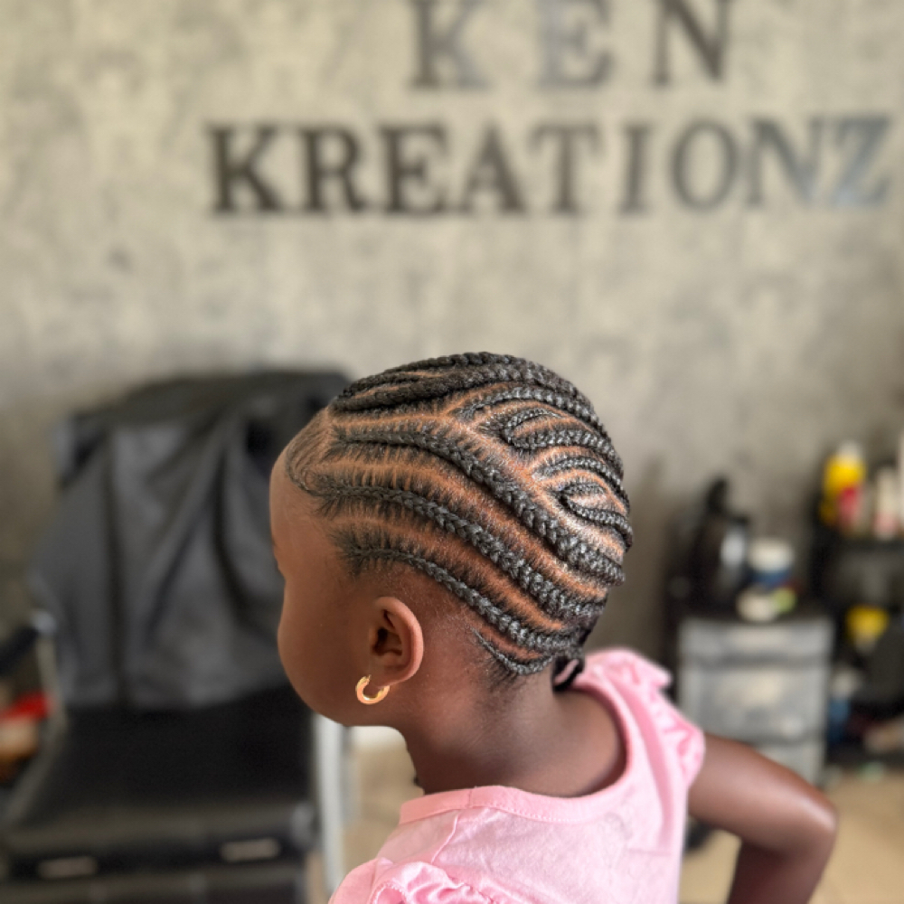 Kid’s Braids at Ken Kreationz in ACRES, FL