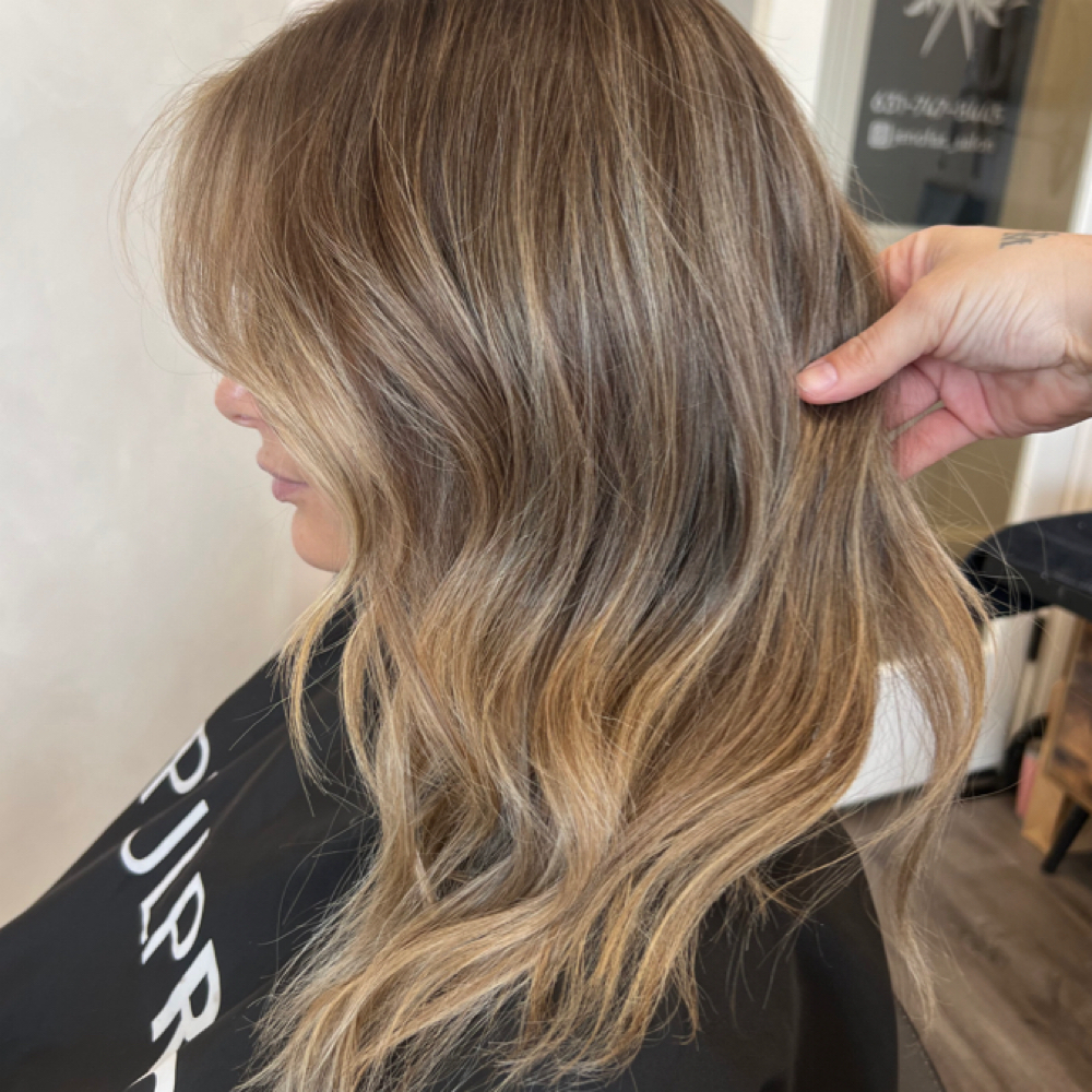 Root Smudge + All over Glaze at Hair By Alexa in 11758