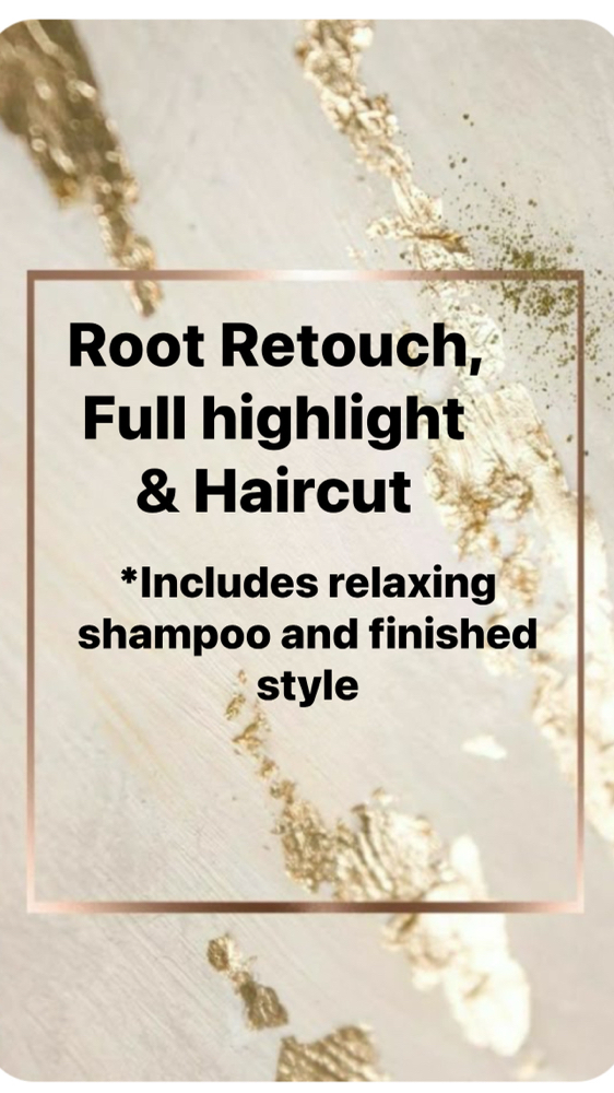 Retouch, Full Highlight & Haircut