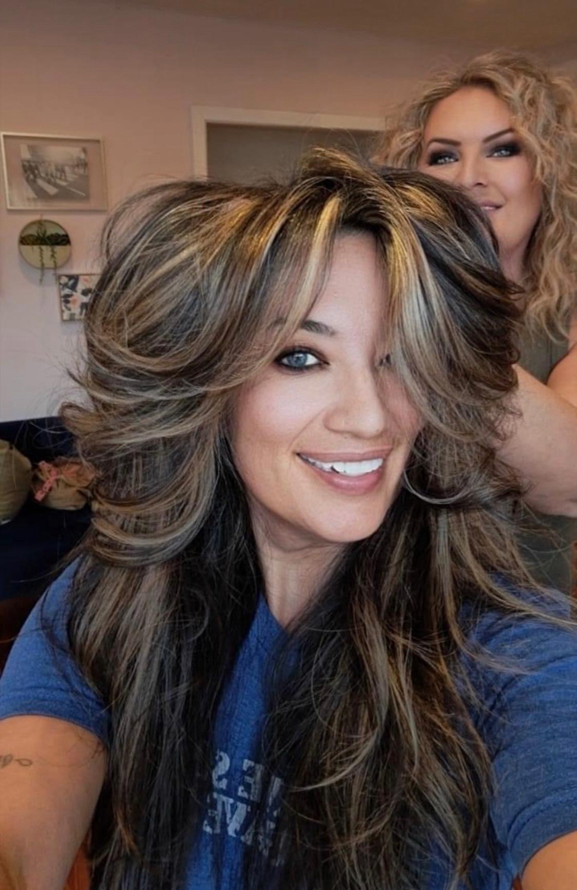 Long Color , Hilights & Cut