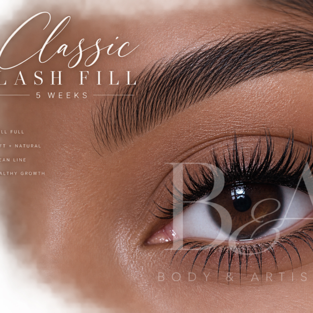 5 Classic Lash Fills at Body & Artistry in Atlanta, GA