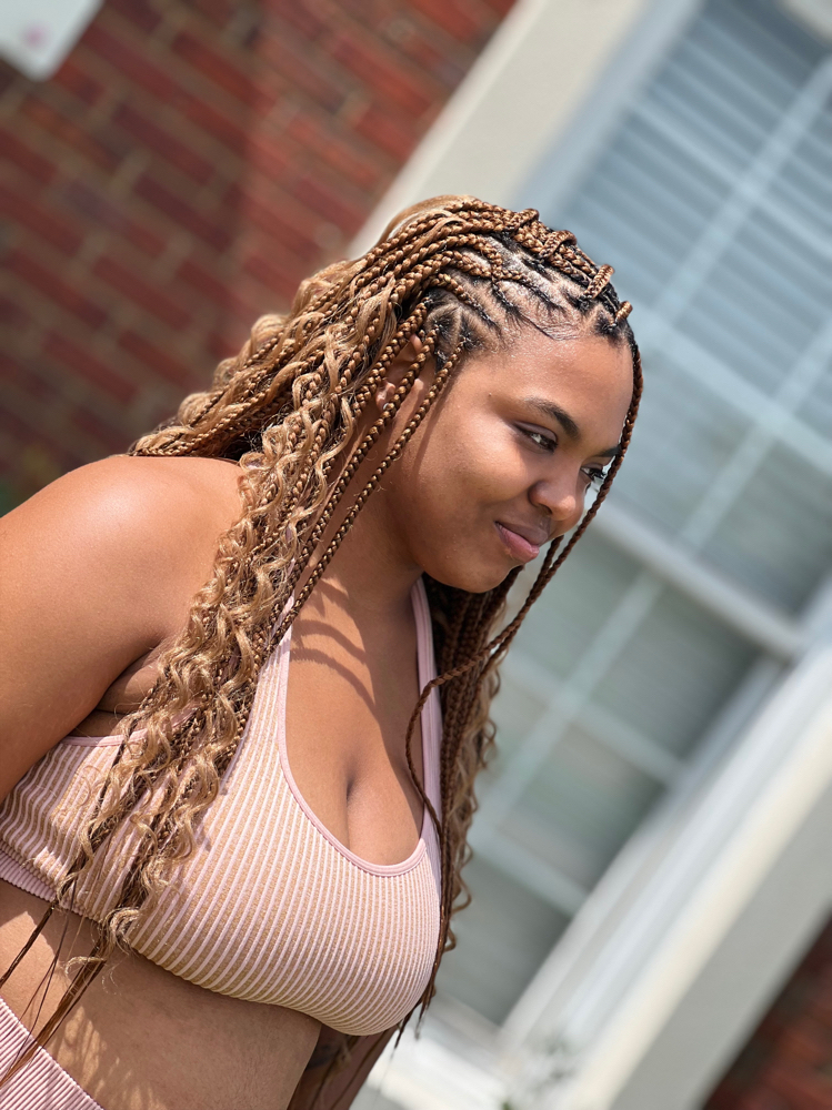 Flip Over Fulani Braids