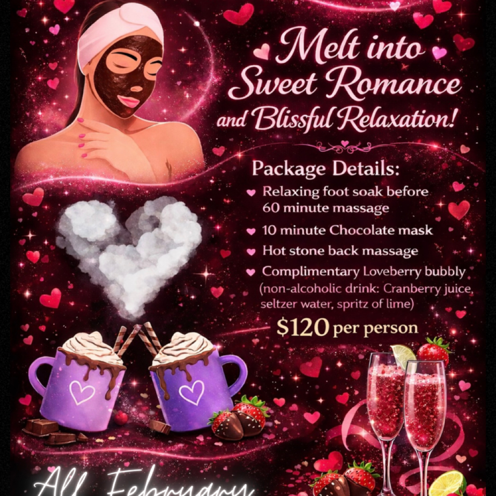 Cupids Hot Cocoa Couples Massage at Wildflower Wax and Skin Aesthetics LLC in Youngstown, OH