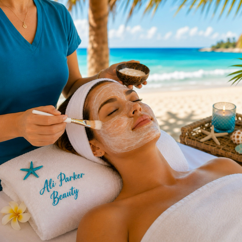 The Blue Coconut Facial at Ali Parker Beauty in Eufaula, AL