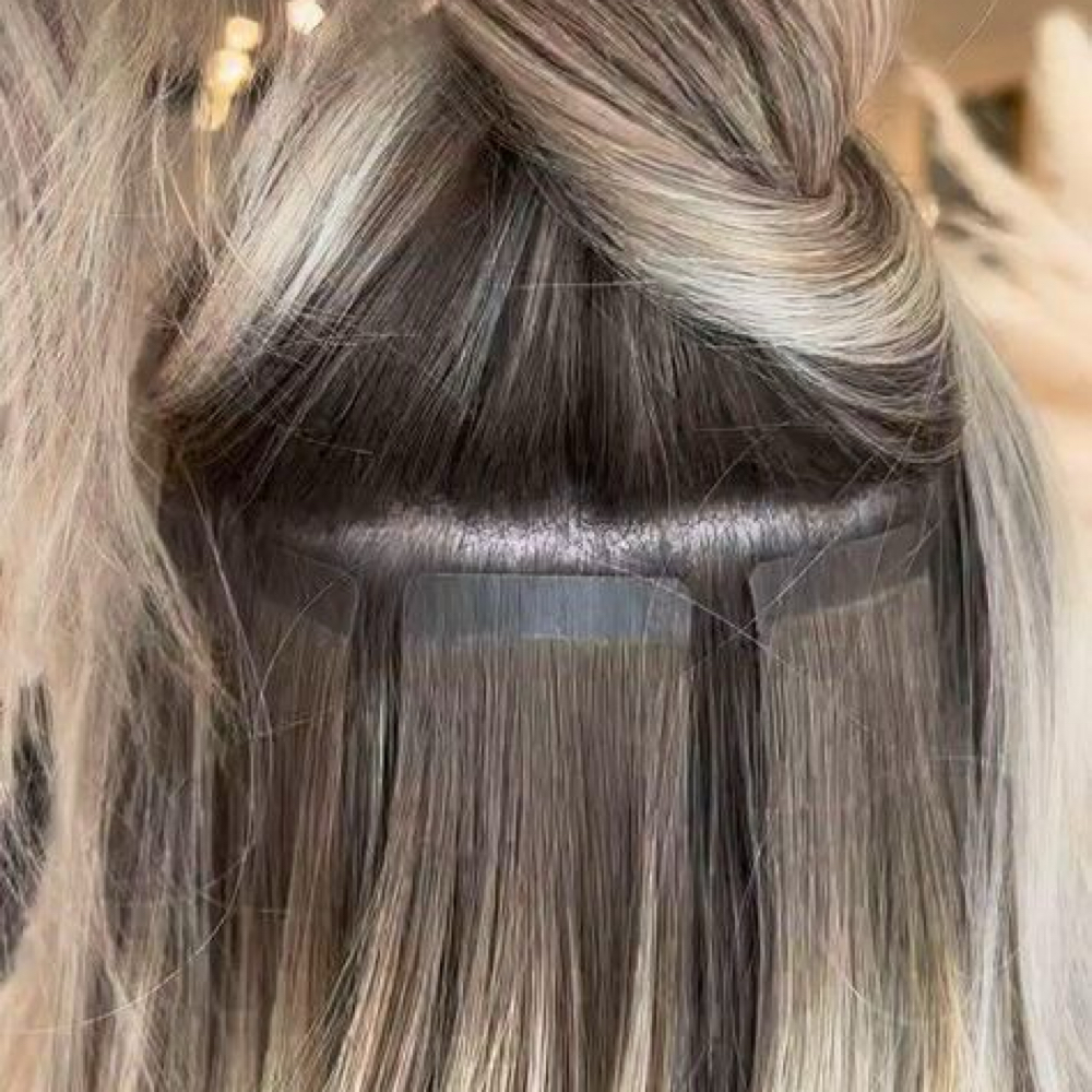 Extension Removal Tape In at Luxe Sisters Studio in Boaz, AL