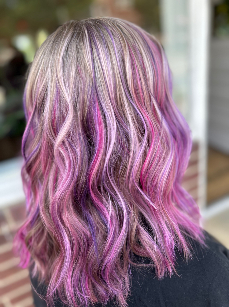 Peekaboo Vivids For Blondes