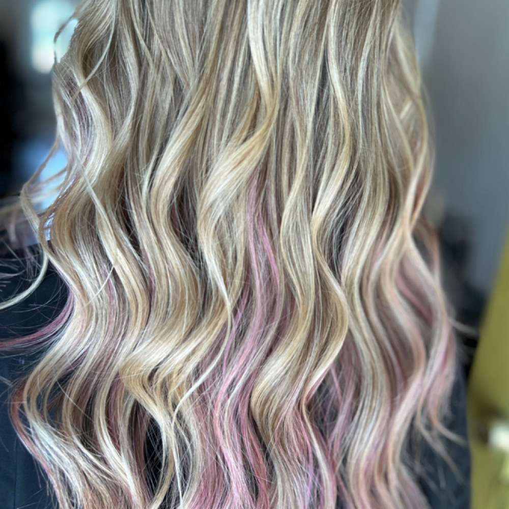 Peekaboo Vivids For Blondes at Graceful Beauty Hair Salon in Shepherdsville, KY