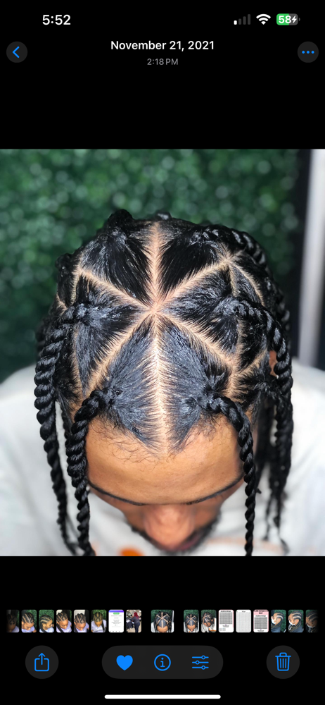 Triangle Parts Large Twist