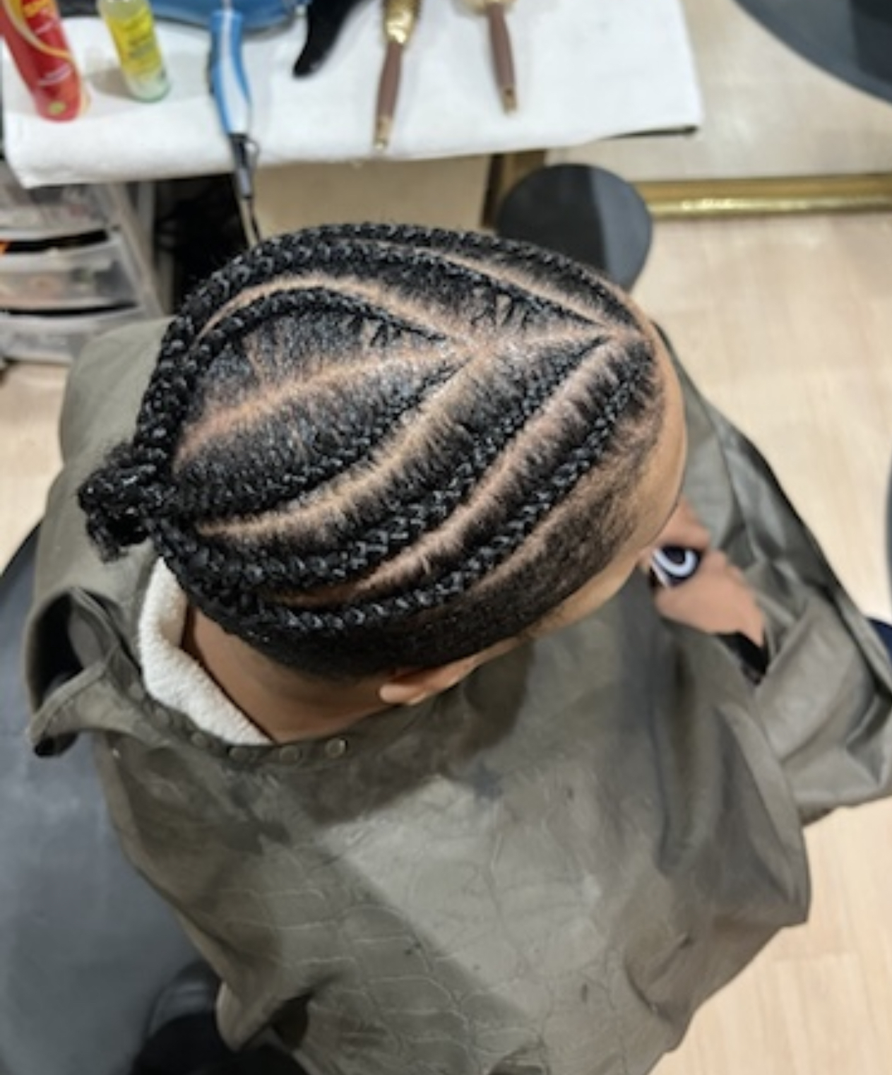 Man Bun Straight Backs