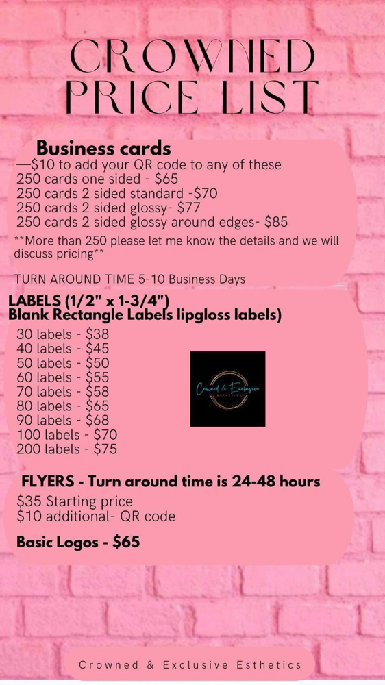Flyer at Crowned Exclusive Esthetics in Kansas City, MO