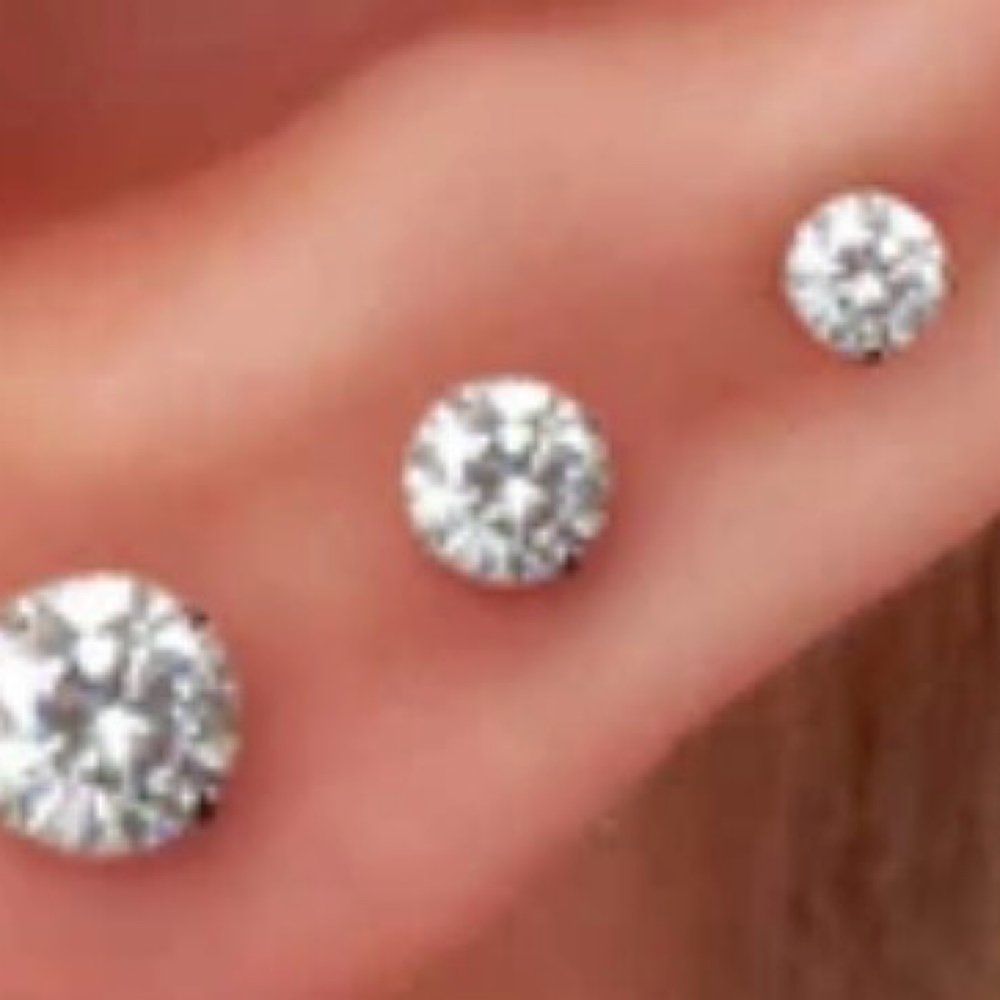 Ear Lobe Piercing at Modern Touch Salon Stylist Becki in Enosburg Falls, VT