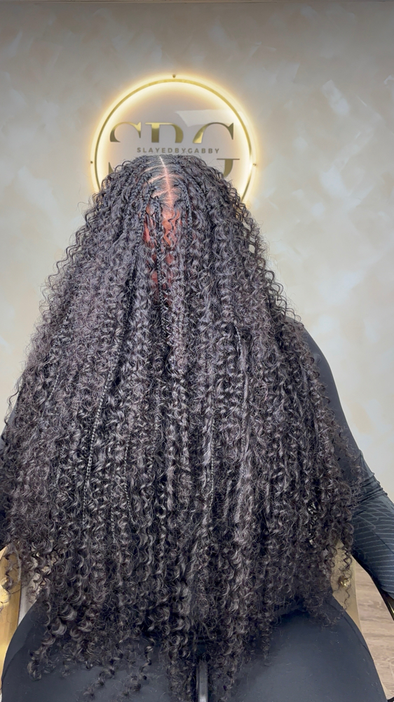 Bora Bora Knotless Braids at SLAYEDBYGABBY in Charlotte, NC