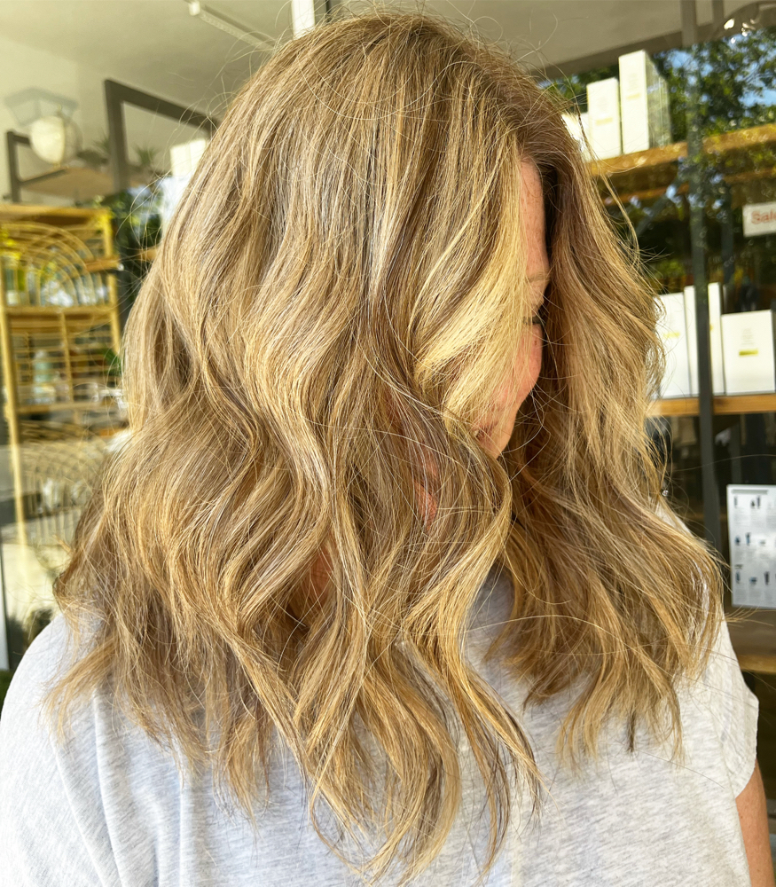 Grey Coverage & Blonde