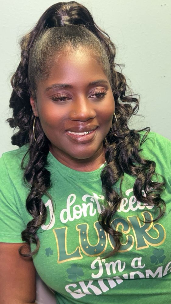 Half Up Half Down Quickweave