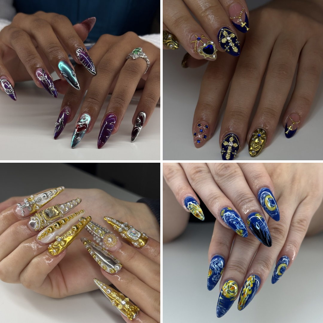 Intricate Nail Art at Nailz By Kiki in Fort Myers, FL