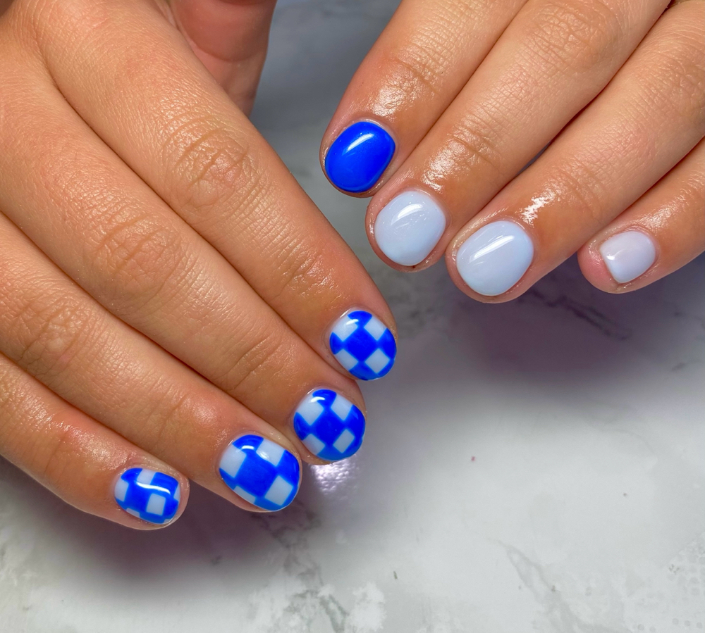 Gel Manicure (With Nail Art)