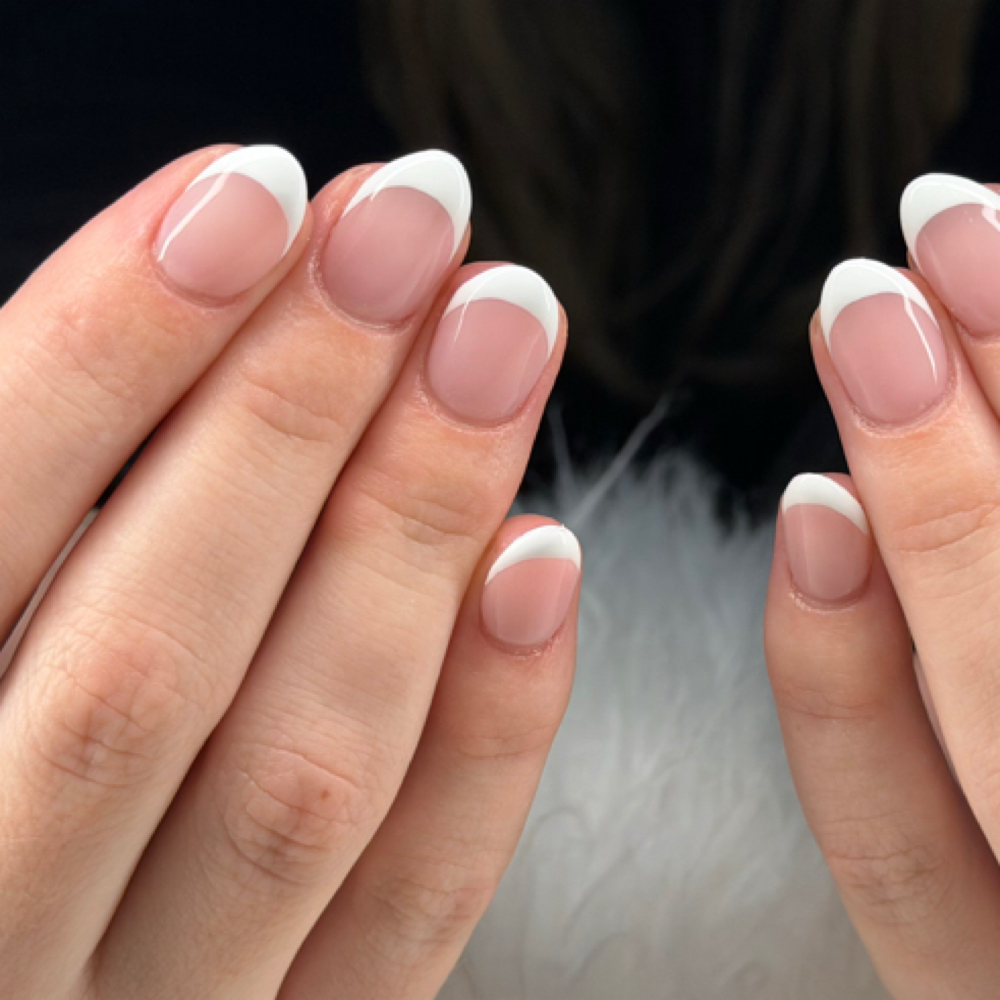 French Tip Add-On at Glow Luxe Aesthetics in Erie, PA