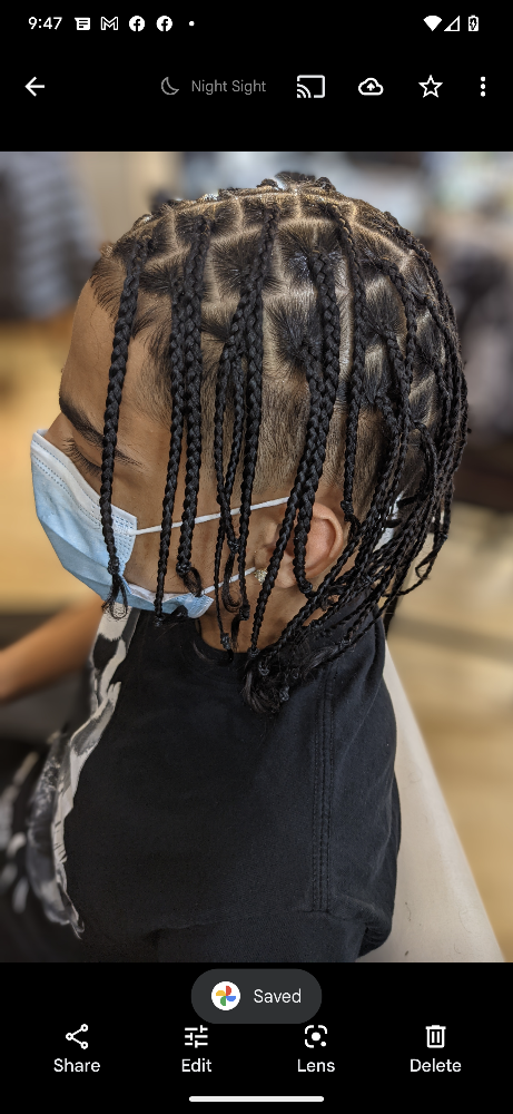 Basic Block Braids/Mens