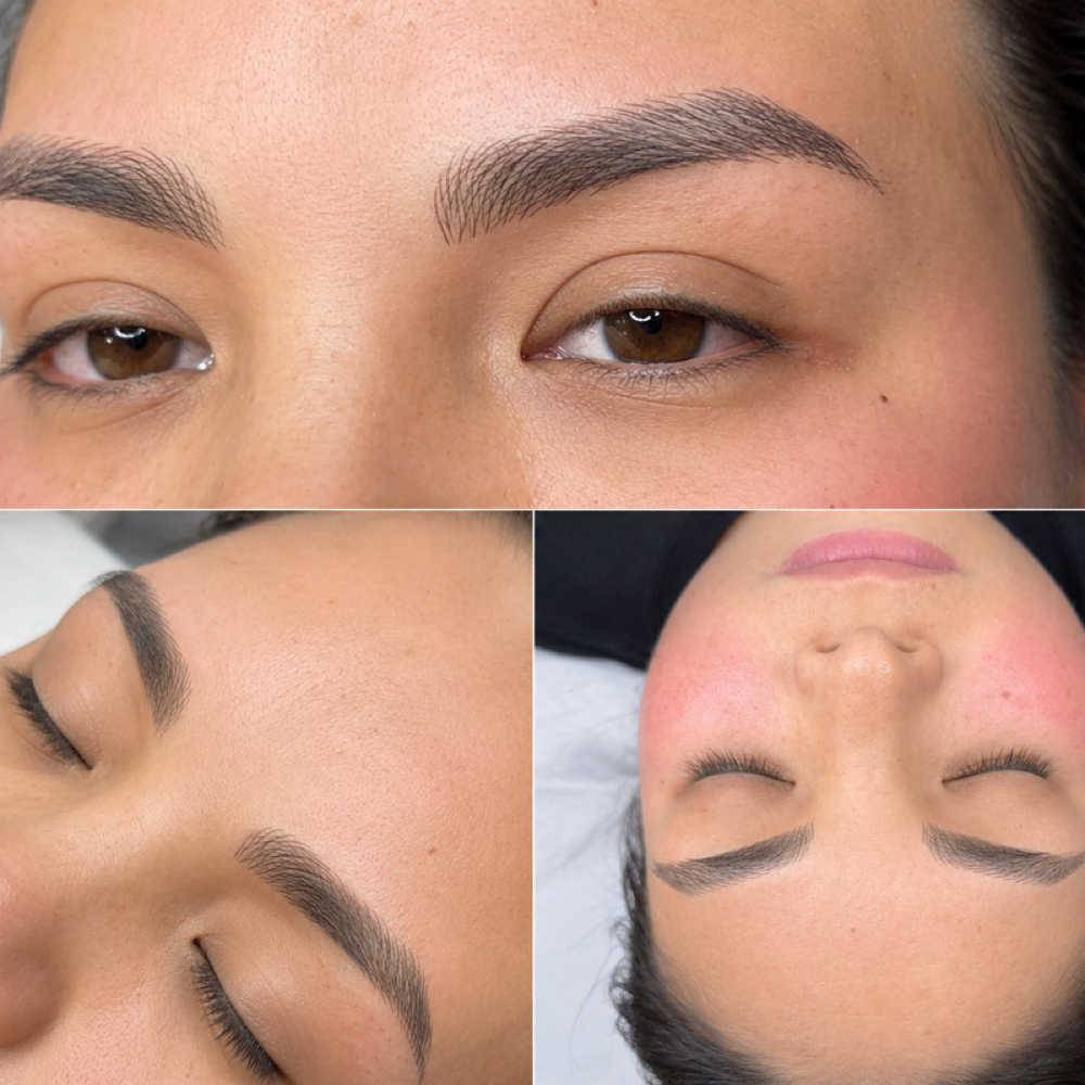 Brow Lamination at Glam haircuts studio in Wylie, TX
