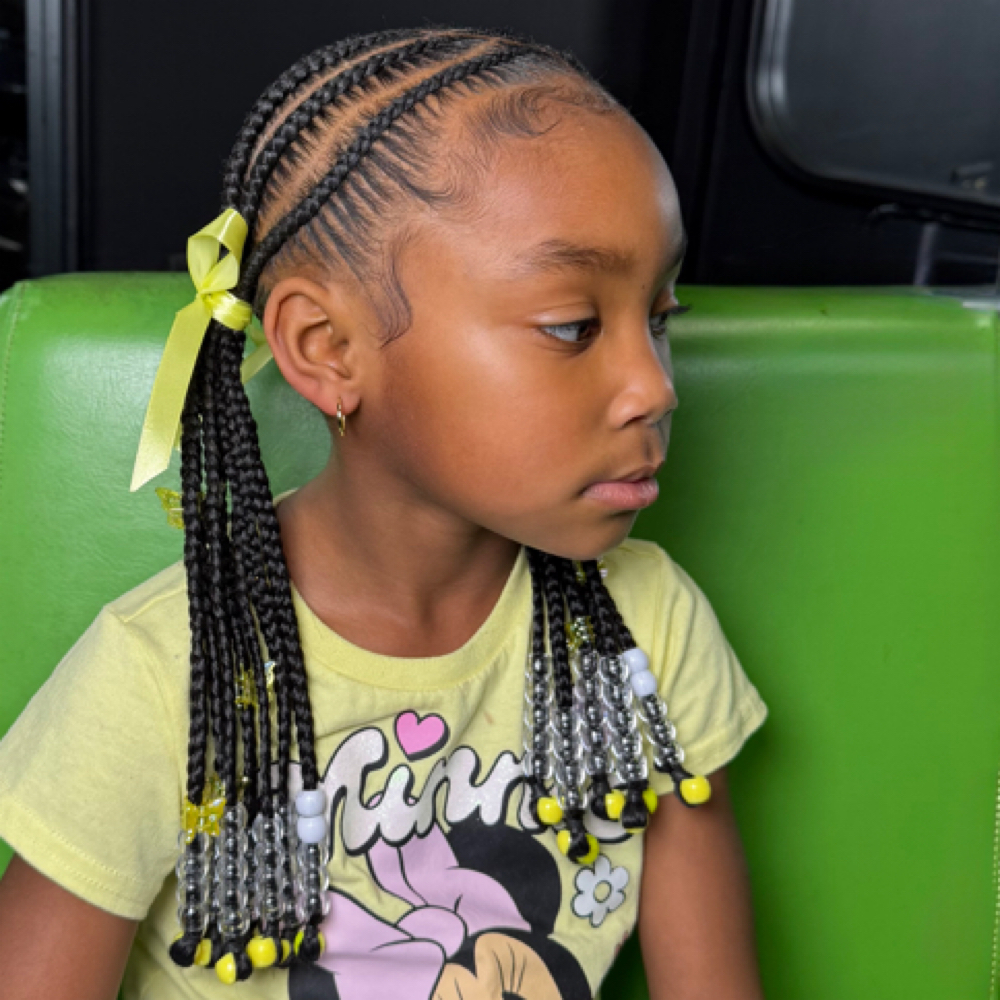 (5-10 yr old) Kids Braided Styles. at CHATTANOOGA BEAUTY LOUNGE in Chattanooga, TN