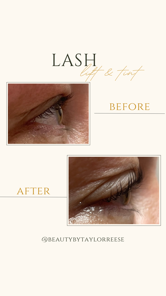 Lash lift & tint