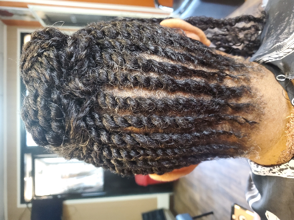 Cornrow/FlatTwist Extension Styling