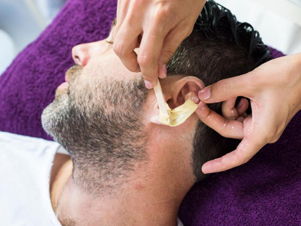 Men Ear Waxing