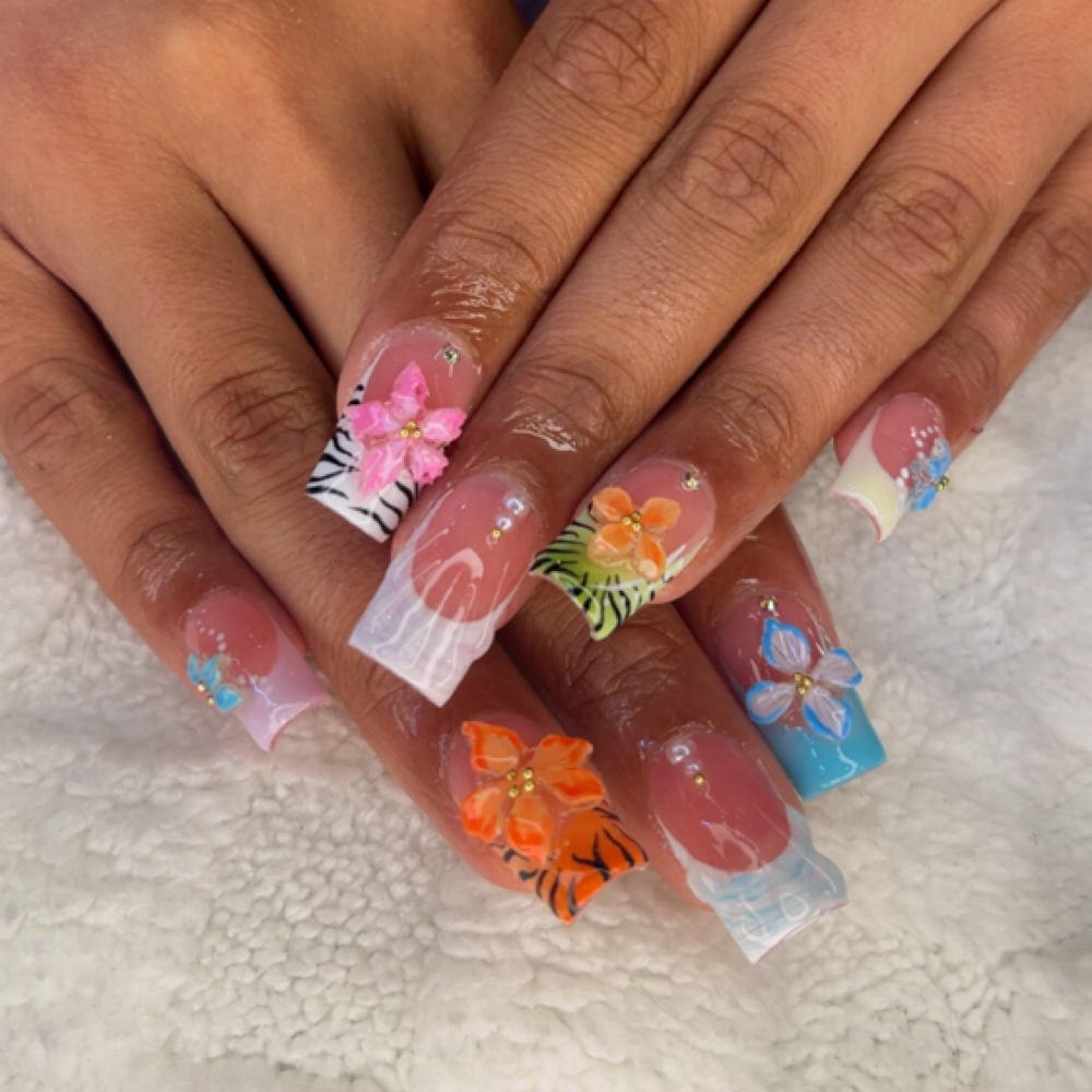 3D Nail Art at Heavenly Hair & Nail Spalon in Wingina, VA