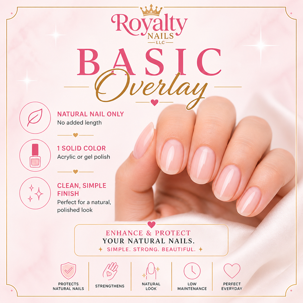 Basic Overlay at Royalty Nails LLC in Colorado Springs, CO