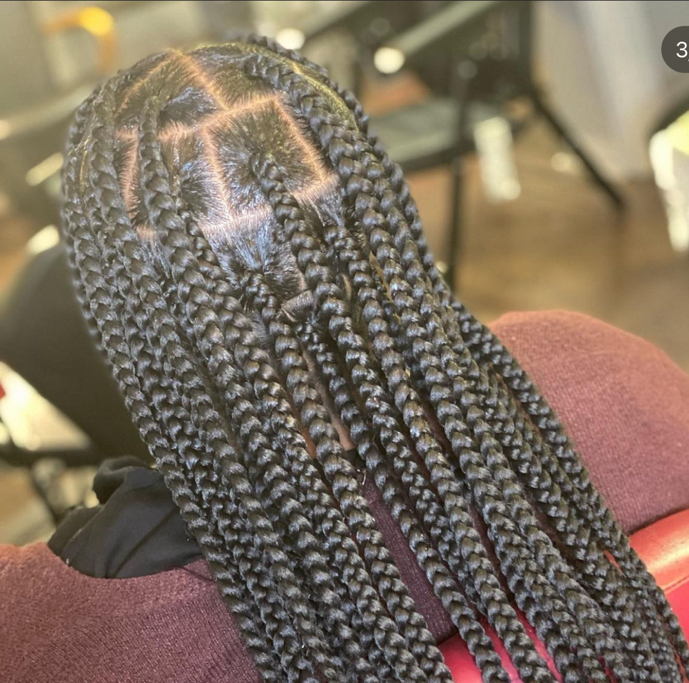 Knotless Box Braids Large