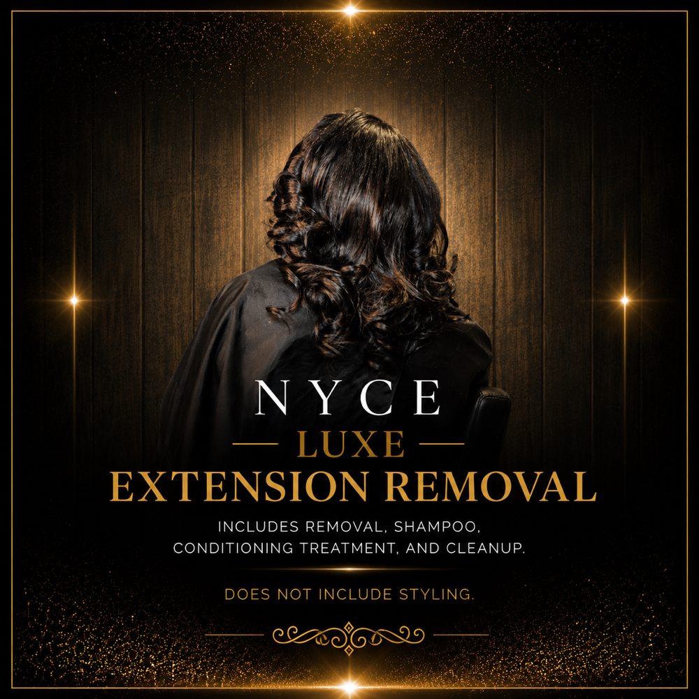 NYCE Luxe Extension Removal at SO NYCE STUDIO in Fayetteville, NC
