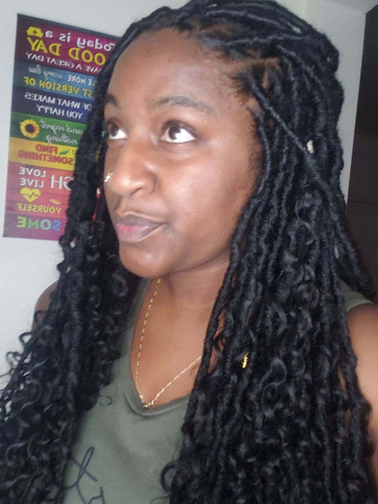 Crochet Indv Faux Locs at Iconic Shavonne Salon & Haircare in Location, CA