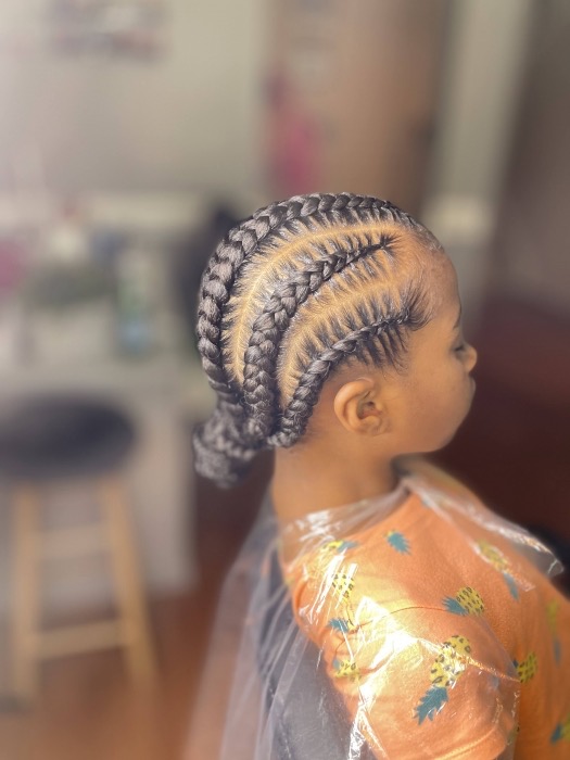 6 FEED IN BRAIDS at Amani Carter Glam Studio in Midlothian, VA
