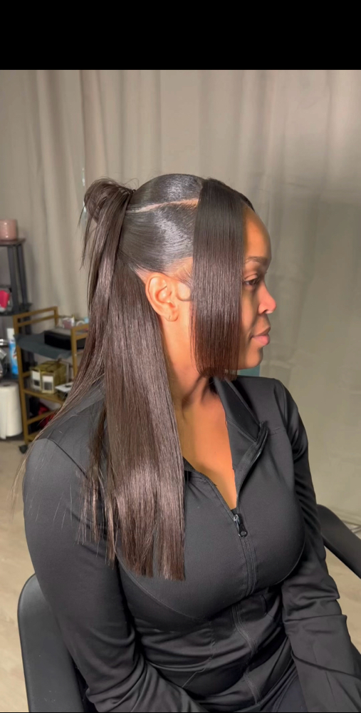 Half Up/ Half Down