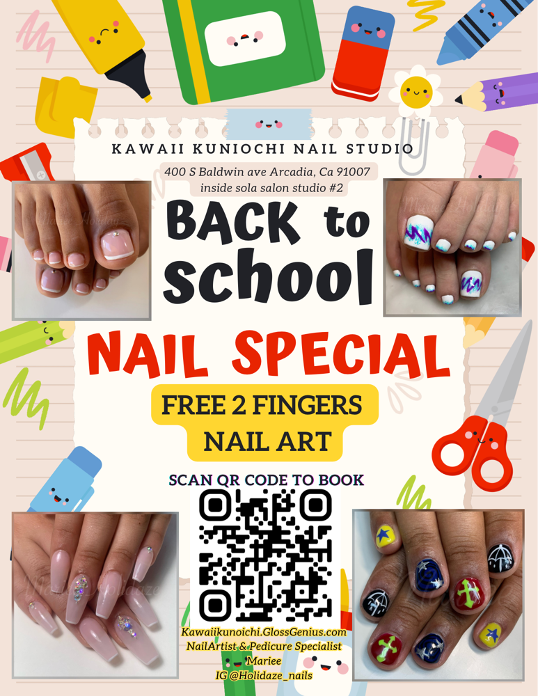 Back To School Nail Art Special
