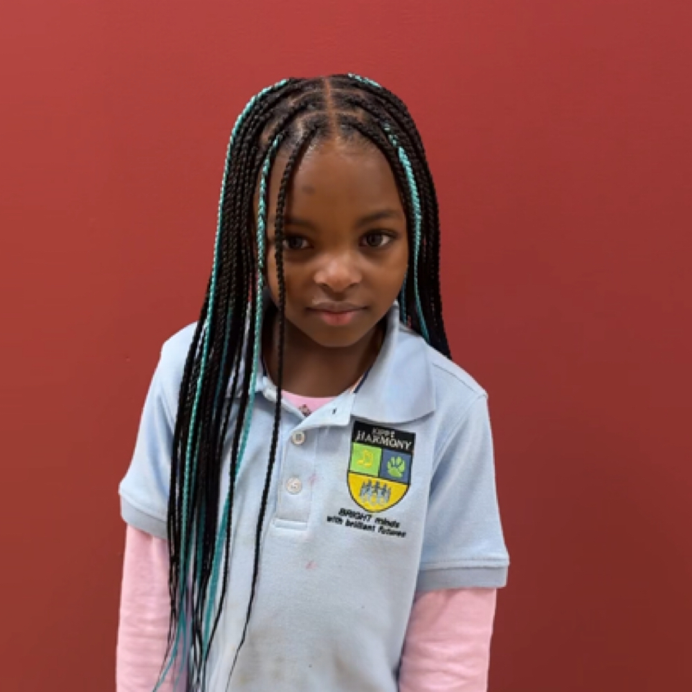 Kid Smedium Knotless Braids at Shae Stylezz in Baltimore, MD
