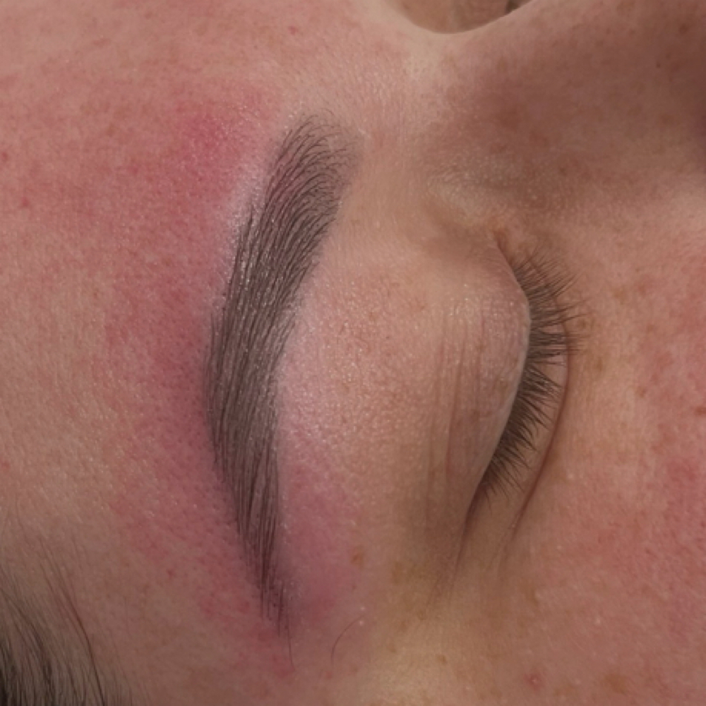 Brow wax at Luna & Sol Wax studio in Hastings, MN